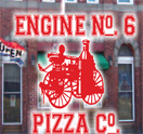 Engine 6 Pizza Co. Logo
