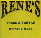 Rene's Tacos and Tortas Country Mart Logo