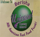 Berisha Universal Coney Island Logo