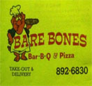 Bare Bones Bar-B-Q & Pizza Logo