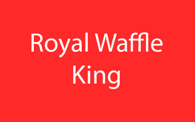 Royal Waffle King Logo
