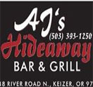 Aj's Hideaway Bar & Grill Logo