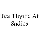 Tea Thyme At Sadies Logo