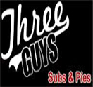Three Guys Subs & Pies Logo