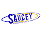 Saucey Pizza Logo