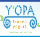 Y'OPA Frozen Yogurt Logo