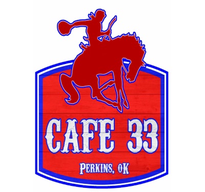 Cafe 33 and steakhouse Logo