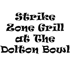 Strike Zone Grill at The Dolton Bowl Logo