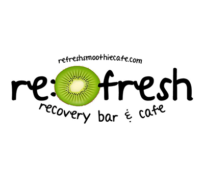 Re:Fresh Recovery Bar & Cafe Logo