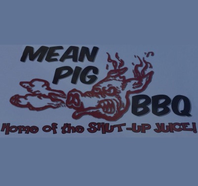 The Mean Pig BBQ Logo