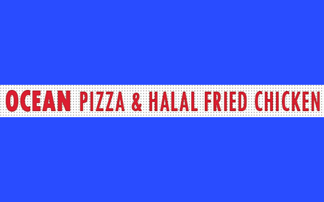 Ocean Pizza & Halal Fried Chicken Logo
