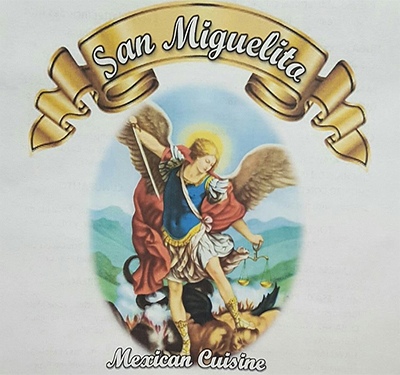 San Miguelia Mexican Cuisine Logo