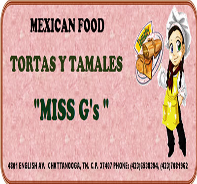 Miss G's Tortas Y Tamalas Logo