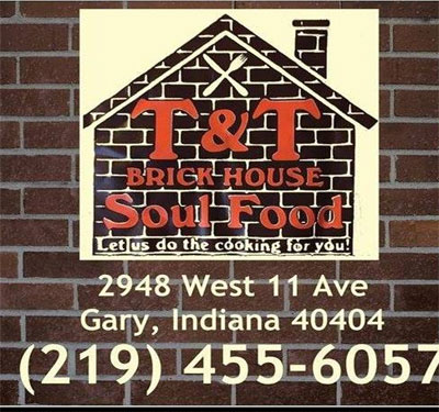 T&T Brick House Soul Food Logo
