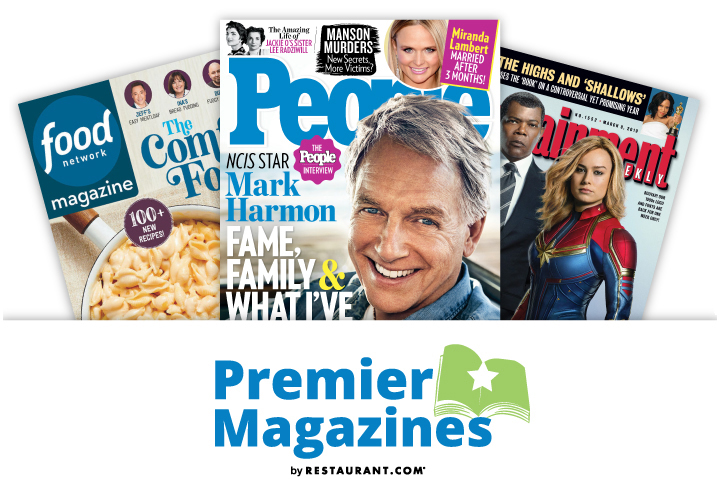 Premier Magazines in Anywhere, CA at Restaurant.com