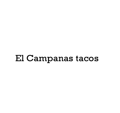 El Campanas tacos Logo