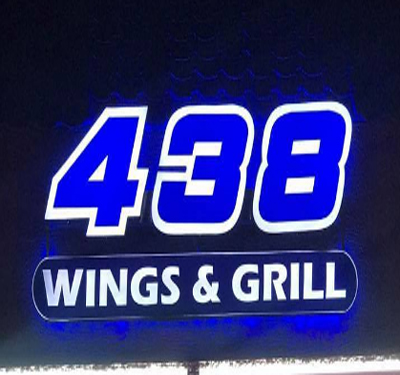 438 Wings & Grill Logo