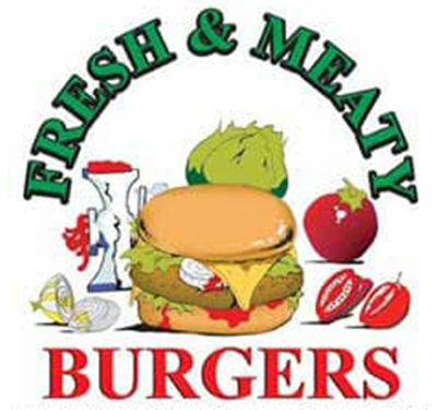 Fresh and Meaty Burgers Carson INC Logo