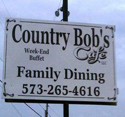 Country Bob's Cafe Logo