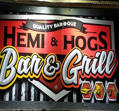 Hemi & Hogs Bar & Grill Logo