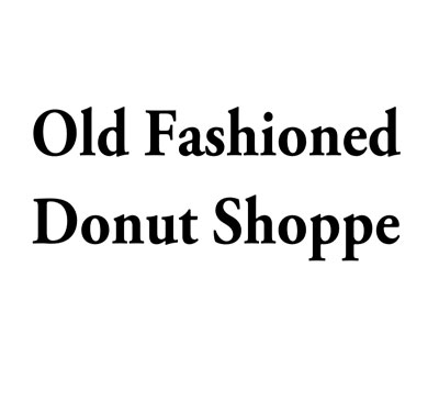 Old Fashion Donut Shop Logo