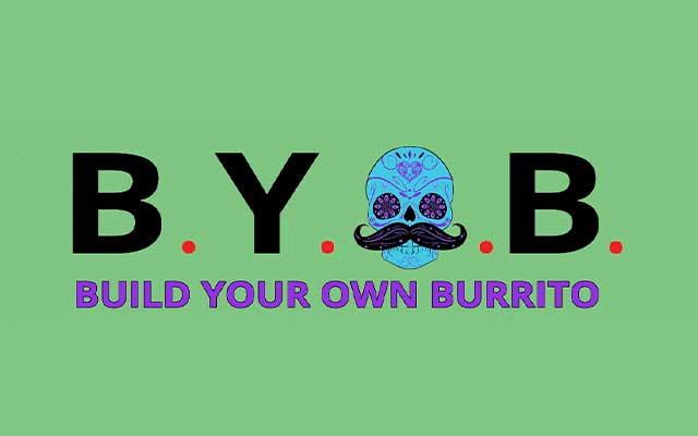 BYOB - Build Your Own Burrito Taqueria Logo
