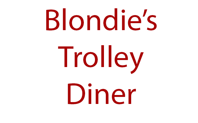 Blondie's Trolley Diner Logo