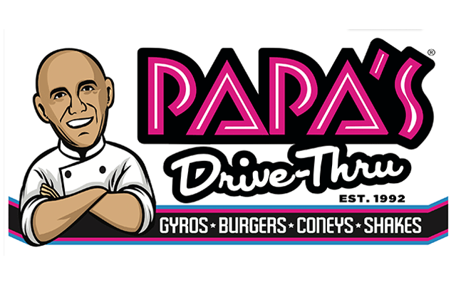 Papa's Drive Thru Logo
