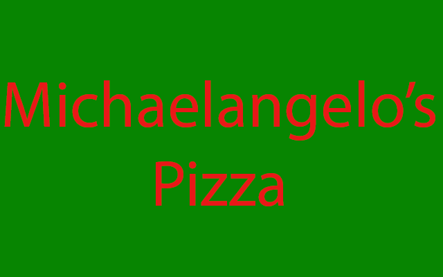 Michaelangelo's Pizza Logo