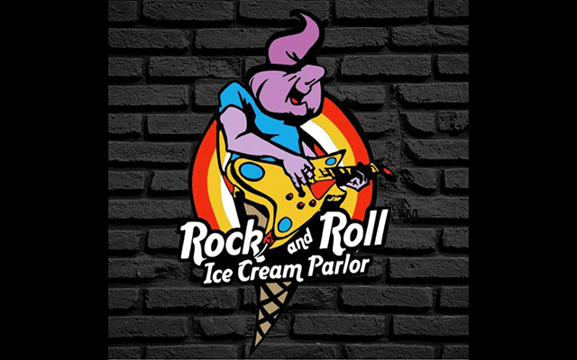 Rock and Roll Ice Cream Parlor Logo
