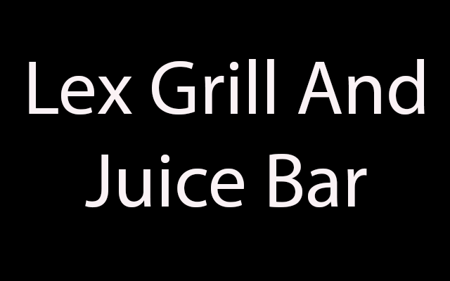 Lex Grill And Juice Bar Logo
