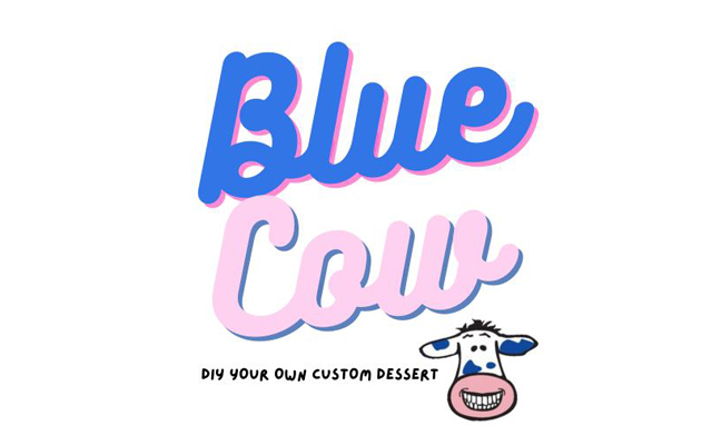 Blue Cow Frozen Yogurt Logo
