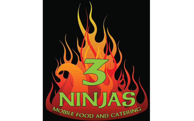 3 Ninjas Curbside and Catering Logo