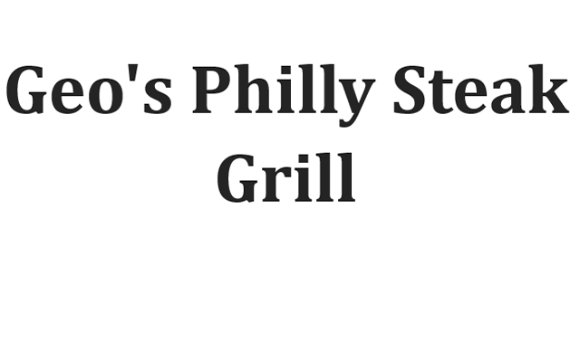 Geo's Philly Steak Grill Logo