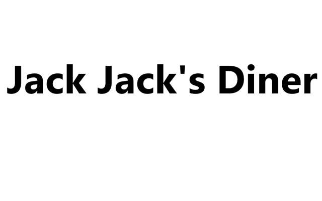Jack Jack's Diner Logo