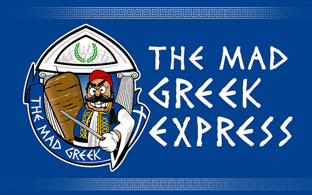The Mad Greek Express Logo