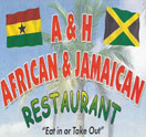 A & H African & Jamaican Restaurant Logo